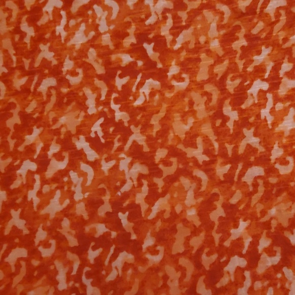 MICHAEL Michael Kors Orange yellow abstract print Boxy loose fit Medium - Picture 5 of 7